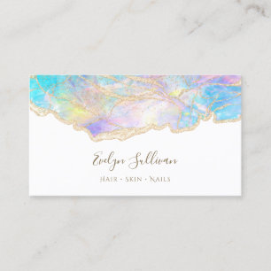 pastel opal design business card