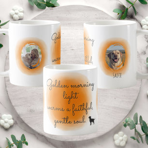 Pastel Orange Labrador Retriever Custom Photo Mug