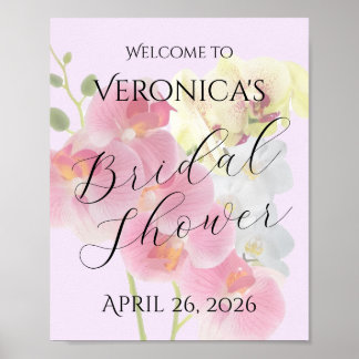 Pastel Orchid Poster