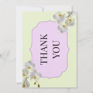 Pastel Orchid Thank You Card