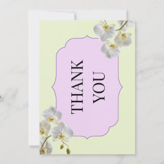 Pastel Orchid Thank You Card
