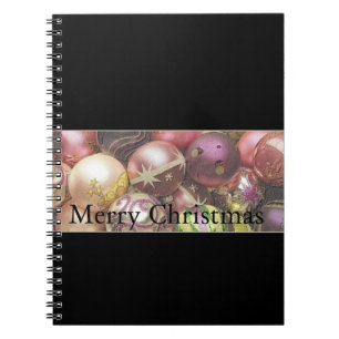 Pastel ornaments notebook