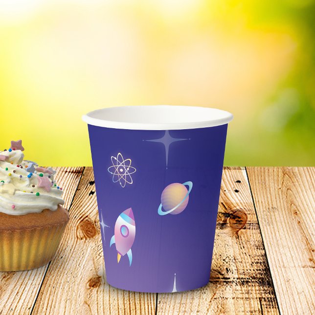 Pastel Outer Space Paper Cups (Creator Uploaded)