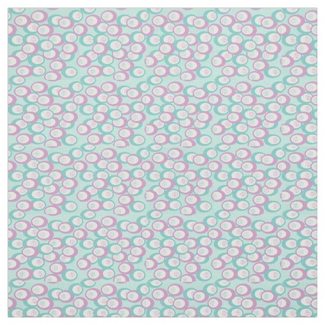 Pastel Ovals  Fabric (Swatch)