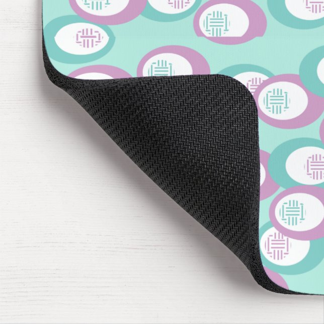 Pastel Ovals  Mouse Mat (Corner)