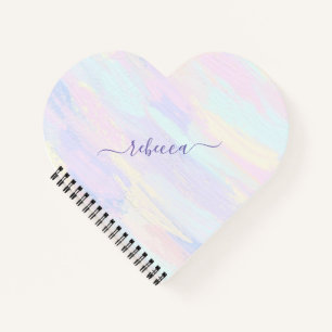 Pastel Paint Strokes Notebook