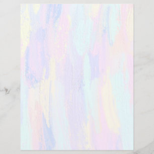 Pastel Paint Strokes Scrapbook Paper