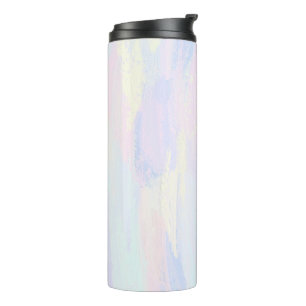 Pastel Paint Strokes Thermal Tumbler