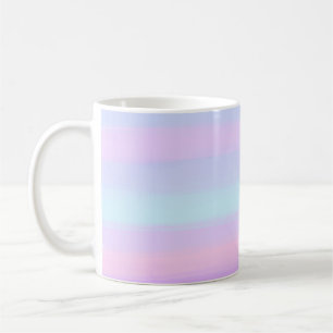 Pastel Painted Stripes Coffee Mug