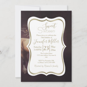 Pastel Painting Of A Running Horse                 Invitation