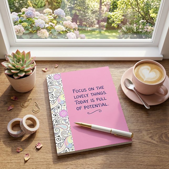 Pastel paisley band notepad (Creator Uploaded)