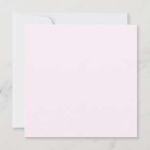 Pastel Pale Pinkish White Solid Colour Card