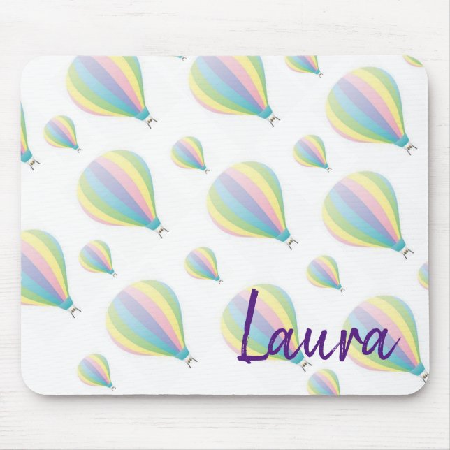 Pastel Parachute Mouse Pad! Mat (Front)