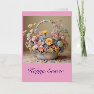 '" PASTEL PARADISE "  FOIL GREETING CARD