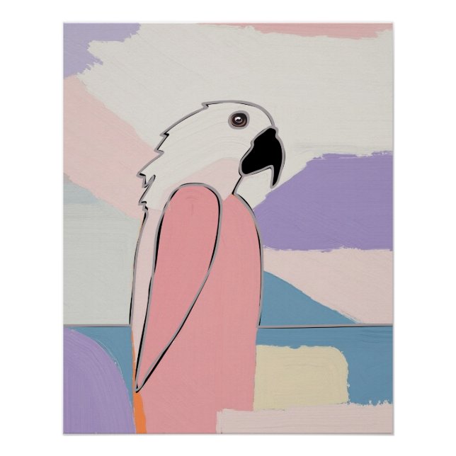 PASTEL PARROT  POSTER (Front)
