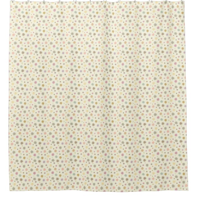 Pastel Party Pollen - seamless pattern.   Shower Curtain (Front)