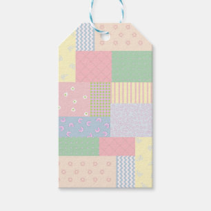 Pastel Patchwork Gift Tags