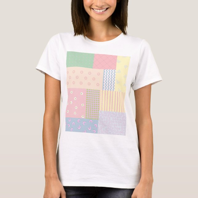 Pastel Patchwork T-Shirt (Front)