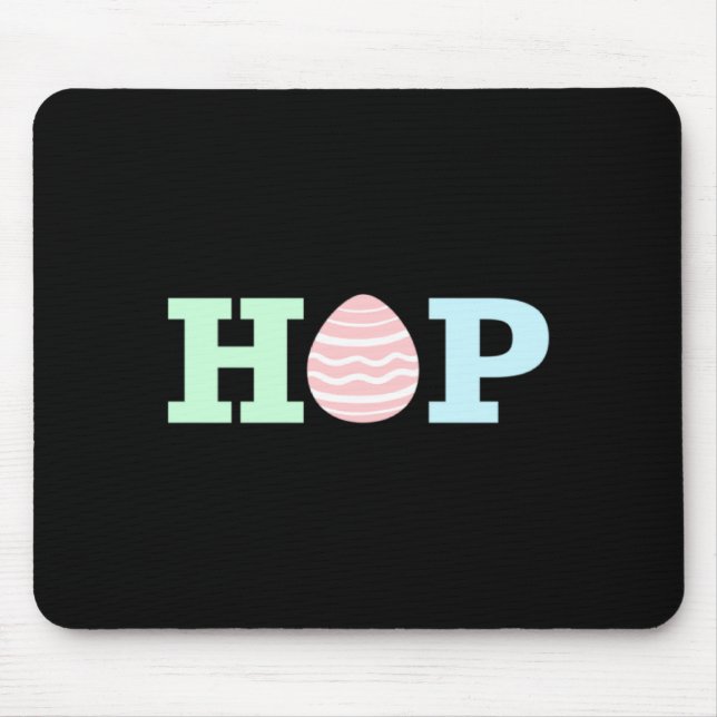 Pastel Pattern Egg Easter Day Illustration Mouse Mat (Front)