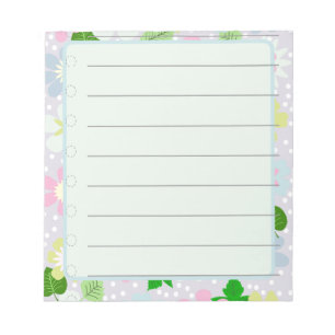 Pastel Pattern Notepad