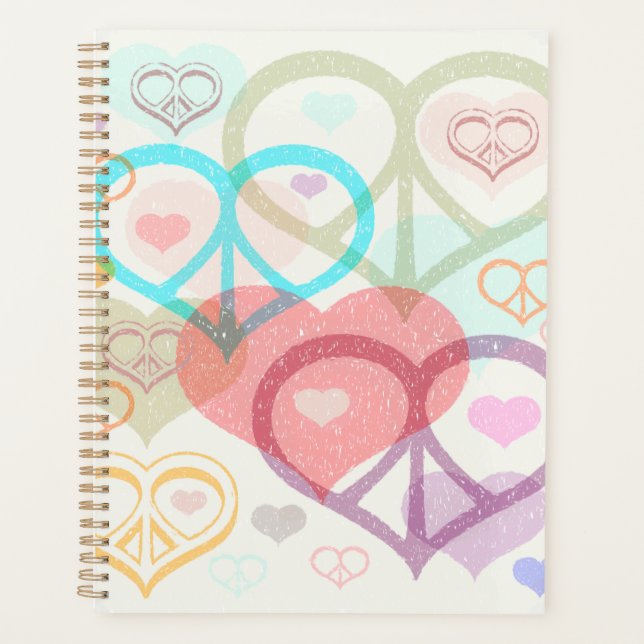 Pastel Peace & Love Planner (Front)