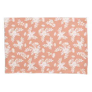 Pastel Peach Botanica Pillowcase