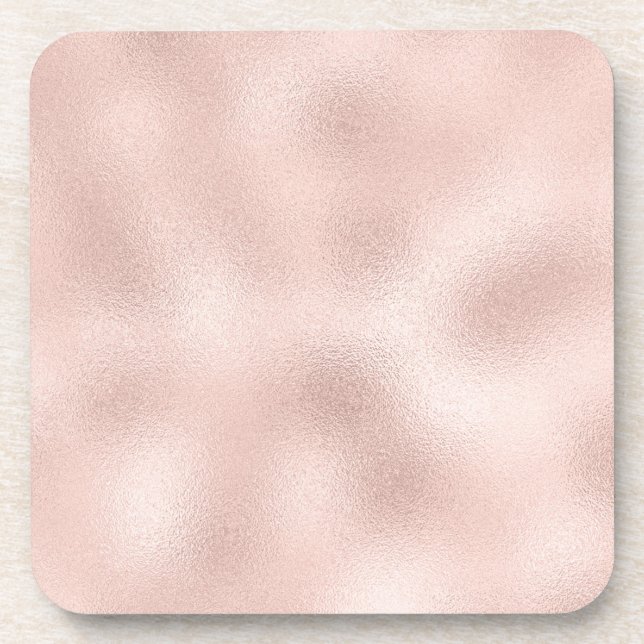 Pastel Peach  Coaster (Front)