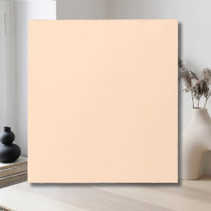 Pastel Peach Solid Colour Classic Elegant Notepad