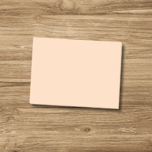 Pastel Peach Solid Colour   Classic   Elegant Post-it Notes