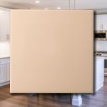 Pastel Peach Solid Colour | Classic | Elegant Tile<br><div class="desc">Pastel Peach Solid Colour | Classic | Elegant | Trendy | Stylish | Gift</div>