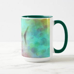 Pastel Peacock Feathers Mug