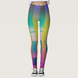 Pastel Peacock Leggings