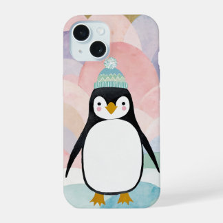 Pastel Penguin Peak iPhone 15 Case