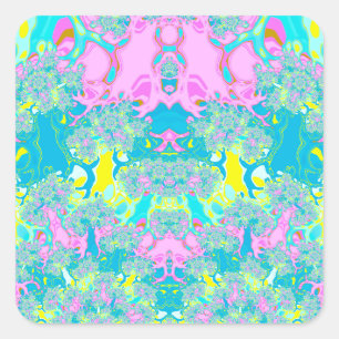 ~ PASTEL PERFECTION ~ SQUARE STICKER