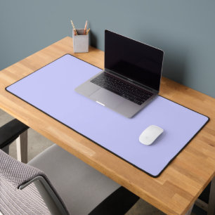 Pastel Periwinkle Solid Colour   Classic   Elegant Desk Mat