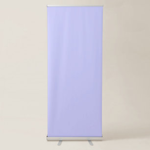 Pastel Periwinkle Solid Colour Classic Elegant Retractable Banner