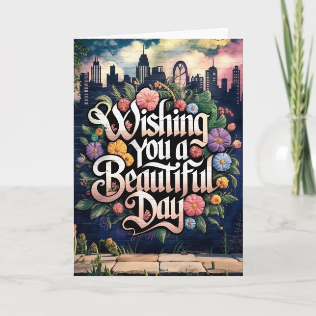 Pastel Petals Card (Front)