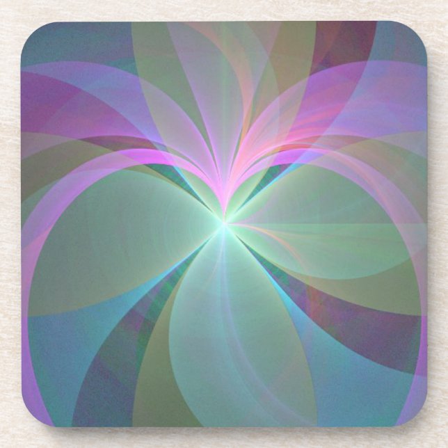 Pastel Petals Coaster (Front)