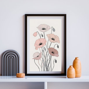 Pastel Petals  II Poster