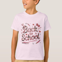 Pastel Petals & School Days Tee - A Dreamy Back-to
