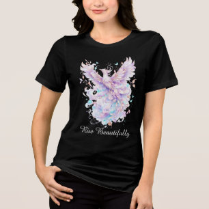 Pastel Phoenix Bird Tri-Blend Shirt