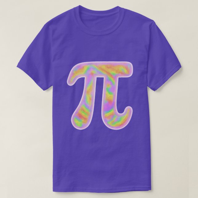 Pastel Pi Dye T-Shirt (Design Front)