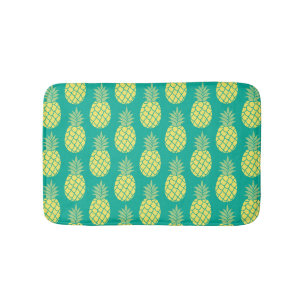 Pastel Pineapples Bath Mat
