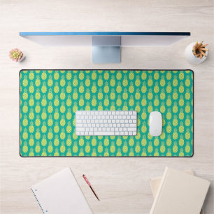 Pastel Pineapples Desk Mat