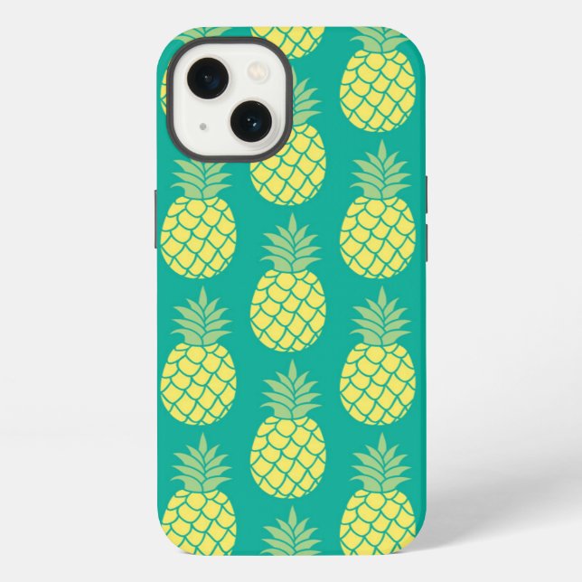 Pastel Pineapples iPhone Case (Back)