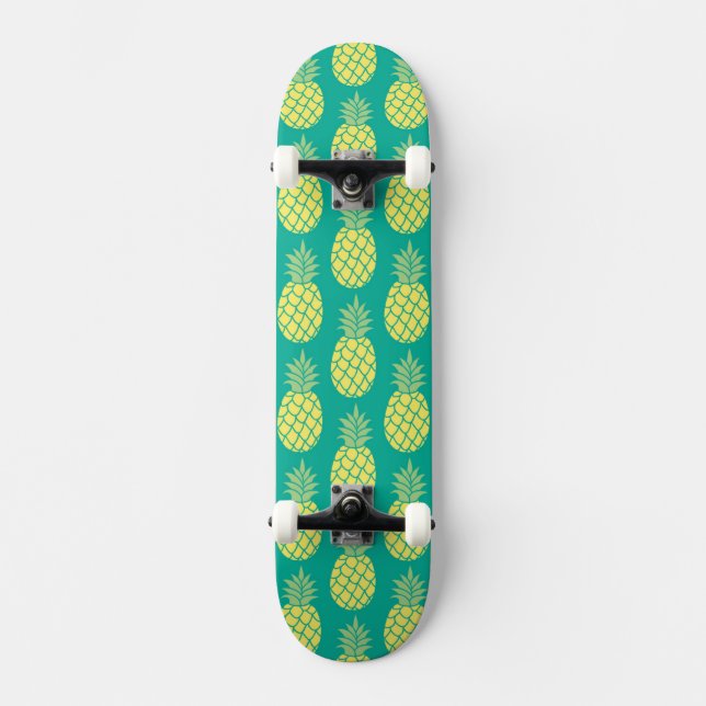 Pastel Pineapples Skateboard (Front)