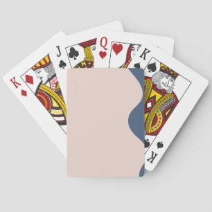 Pastel Pink Abstract Flower Aesthetic wallpaper Playing Cards