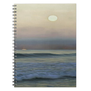 Pastel Pink and Blue Dalyan Beach Sunset  Notebook