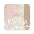 Pastel Pink and Green White Mandala Serene