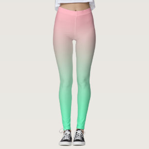 Pastel pink and pale green should always be seen leggings